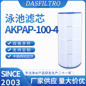 Cartucho de Filtro Dasfiltro Akpap 100 4 para Filtración de Agua de Piscinas Elevadas, Compatible con C 9410 Pap100 Fc 0686 - Product Image 5