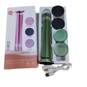 12V สีชมพูสีดำสีเขียวลอกผิวที่ตายแล้วมีดแคลลัสเครื่องมือขัดเท้าซ่อมแซมไฟล์ทำเล็บเท้า removedor de callos - Product Image 6
