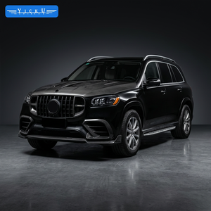 Kit de Carrocería de Fibra de Carbono Estilo YICKU B 2020+ para <span class=keywords><strong>Mercedes</strong></span>-Benz <span class=keywords><strong>GLS</strong></span> X167, Labio Delantero, Difusor, Alerón, Mejora del Capó - Product Image 6