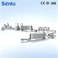 Ligne de production automatique de céréales pour le petit-déjeuner, machine complète de fabrication de céréales d'avoine pour usine alimentaire