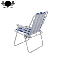 Chaise d'extérieur pliante avec accoudoirs, chaise de camping portable pour les activités de patio, de jardin et de camping