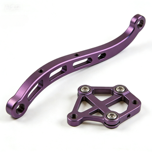 Support de liaison de moto en alliage d'aluminium usiné CNC OEM/ODM pour la modification personnalisée du système de commande - Product Image 1