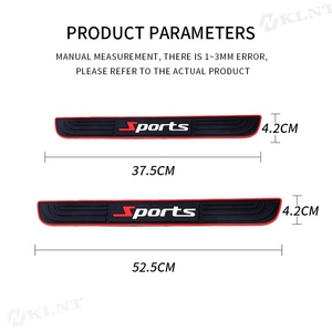 Kelenate universel PVC voiture accessoires pare-chocs arrière <span class=keywords><strong>seuil</strong></span> protecteur plaque bande <span class=keywords><strong>porte</strong></span> <span class=keywords><strong>seuil</strong></span> plaque seuils protecteurs voiture autocollants - Product Image 6