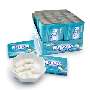 OEM private label fruit flavor cheap piece chewing gum