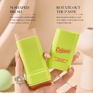Stick de blush liquide longue tenue, waterproof, fini naturel, maquillage pour le visage avec pinceau pour peaux claires, cosmétiques - Product Image 6