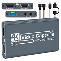 Tarjeta de Captura de Video y Audio HDMI a USB 3.0 4K para Juegos, HDTV, Computadora y TV
