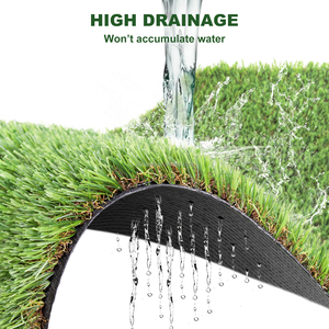 Lfl cỏ 3ft * 15ft USA Chứng Khoán Vườn cỏ thảm cỏ tổng hợp màu xanh lá cây màu cỏ nhân tạo Turf cho cảnh quan trang trí nội thất - Product Image 3