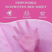 Draps de lit d'hôpital imprimés jetables en PP, qualité 300 fils, en rouleau, pour usage domestique et spa