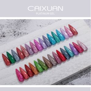 Esmalte de Uñas Brillante como un Diamante, Gel Platino en Gel UV para Decoración de Uñas, Gel con Purpurina - Product Image 2