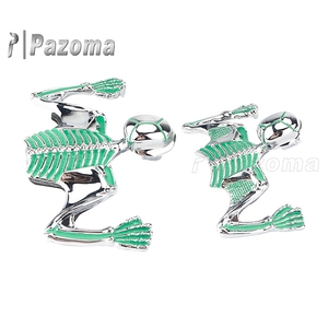 <span class=keywords><strong>Moto</strong></span> Phare Casque Crâne Décoratif Casque Figure pour Harley Personnalisé Phare Visière En Acier Squelette Ornement <span class=keywords><strong>Autocollant</strong></span> - Product Image 5