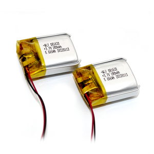 소형 충전식 리튬 폴리머 배터리 081620 081520 751520 180mAh 200mAh 리튬 이온 배터리 <span class=keywords><strong>3.7V</strong></span> 4.2V - Product Image 2