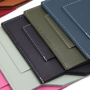 ซองใส่บัตรสองด้านแบบหลายช่อง ดีไซน์บางเฉียบ หลากสี วัสดุหนัง PU สีสันสดใส - Product Image 2