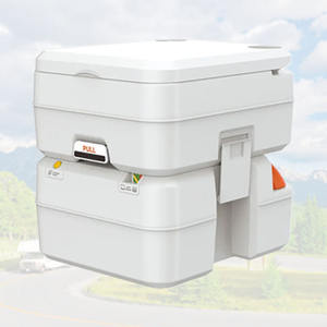 Inodoro de <span class=keywords><strong>caravana</strong></span> portátil blanco al por mayor 20L inodoro de <span class=keywords><strong>caravana</strong></span> antideslizante y anticaída sello de <span class=keywords><strong>doble</strong></span> capa para aislar olor inodoro de remolque - Product Image 1