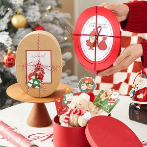 Cute <b>Little</b> <b>Red</b> Color Plush Doll Keychain Small Oval Christmas Gift Box for Festival - Product Image 4