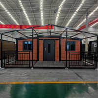 Maison préfabriquée extensible de luxe en conteneur de 40 pieds à vendre