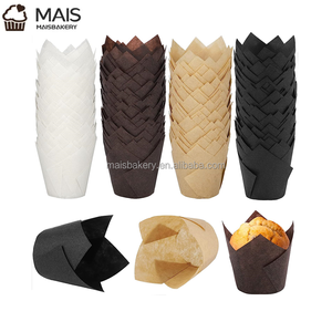 Maisbakery tùy chỉnh in Tulip Muffin ly giấy dùng một lần Baking <span class=keywords><strong>cupcake</strong></span> ly Muffin trường hợp <span class=keywords><strong>cupcake</strong></span> wrappers Tulip Muffin trường hợp - Product Image 2