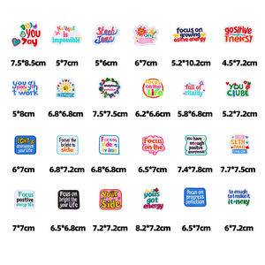 Op maat gemaakte logo vierkante rechthoekige vorm positieve energie aanmoedigende tekst ijzer-op borduurwerk <span class=keywords><strong>polyester</strong></span> stof patches voor tas pet - Product Image 6