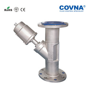 วาล์วปรับมุมแบบนิวเมติก COVNA แบบสองทาง ขนาด 1/2 นิ้ว ผลิตจากสแตนเลส พร้อมหน้าแปลน สำหรับไอน้ำ - Product Image 5