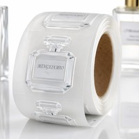 Etiquetas Adhesivas Personalizadas para Botellas de Cosméticos, Impresión Impermeable, Etiquetas Esmeriladas para Envases de Aceites Esenciales, Etiquetas Adhesivas para Frascos de Productos para el Cuidado de la Piel