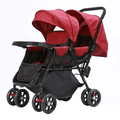 JXB-cochecito doble para bebé, carrito de bebé, guardería