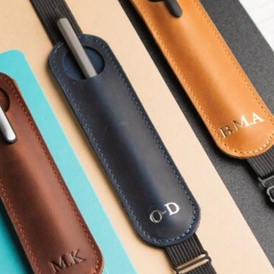 Personalized <strong>Pen</strong> Holder Elastic Band Pu Leather Single <strong>Pen</strong> <strong>Pouch</strong> for Journal Notebook - Product Image 3
