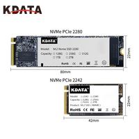 KDATA grosir memori Flash Hard Disk M2 Nvme SSD 256GB 512gb1TB Internal Solid State Drive S.2 2280 PCIe 3.0 untuk Laptop