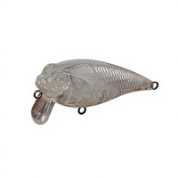 Leurre de pêche crankbait en plastique dur G57 Little Fat, 5,5 cm, 7,0 g, corps vierge