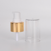 18/415 20/410 or Cosmétique Distributeur Lotion Argentée En Aluminium En Plastique Blanc Crème 20-400 Noir Gauche Droite Verrouiller Huile Pompe de Traitement