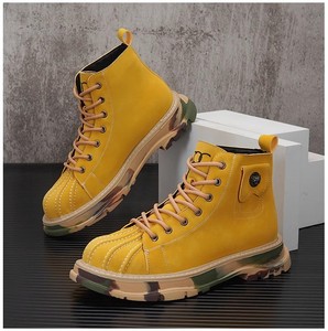 Men's Casual Skateboard <b>Shoes</b> with Thick Soled <b>Height</b> <b>Increasing</b> Trendy for Boots Outdoor Fashion Trend New Sports <b>Shoes</b> - Product Image 1