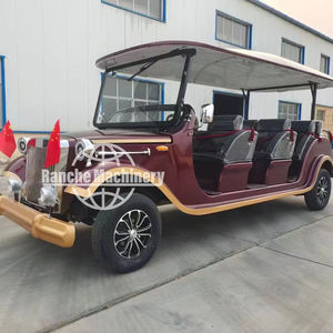 Bus touristique classique à énergie nouvelle 5 places, voiture électrique vintage rétro - Product Image 1