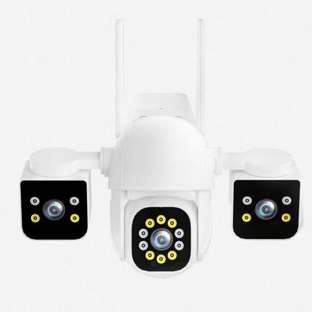 HOT SALE NEW CAMERA WATERPROOF OUTDOOR Ipc360home 6MP REAL 3LENS 3VIDEOS Wireless Home Security PTZ WIFI CCTV Camera