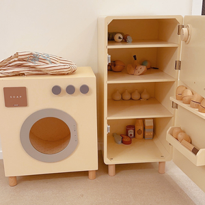 Mini <span class=keywords><strong>cuisine</strong></span> en bois écologique Playhouse de <span class=keywords><strong>cuisine</strong></span> et jouets alimentaires pour filles d'approvisionnement d'usine - Product Image 4