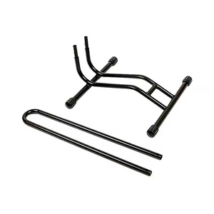 Support de sol pour vélo, simple ou multiple, avec porte-pneus larges pour le stationnement - Product Image 4