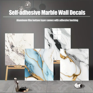 Hiện đại tự dính đá cẩm thạch hiệu ứng tường đề can không thấm nước XPE Panel tường vỏ và dính vòi hoa sen gạch sticker cho trang trí nội thất - Product Image 4