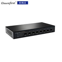 Switch SFP+ 10G Administrado L3 de 8 Puertos, Compatible con Enrutamiento Estático IPv4/IPv6, Switch de Red Administrado de Capa 3 para Hub de Red Empresarial