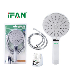 Pommeau de <span class=keywords><strong>douche</strong></span> à main IFAN avec buses anti-colmatage et <span class=keywords><strong>tuyau</strong></span> longue durée pour une décoration de salle de bain moderne - Product Image 6