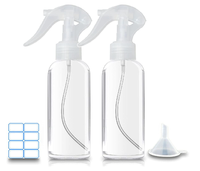 Bouteilles pulvérisatrices en verre vides, rechargeables, sans BPA, de qualité alimentaire, avec bouchon à vis, compatibles lave-vaisselle, pour usage domestique