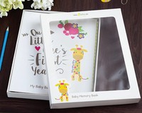 Livre de mémoire de jalon de croissance de bébé personnalisé couverture rigide belle impression offset PDF Film stratification livre pour enfants