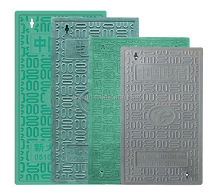 Nhựa Composite điện Bìa tấm vuông Polymer chống cháy Cáp rãnh cửa cống bìa cho đường sợi thủy tinh máng xối Bìa - Product Image 5