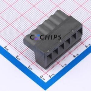 120-A-111/06 Plug-in Terminal Block P=5mm Connector ( Construction: 1x6P )( Pitch: 5mm )( Color: Gray )( Total PIN Count: 6P ) - Product Image 2