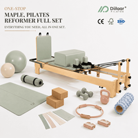 Reformer de Pilates professionnel en bois d'érable, machine de gym de luxe
