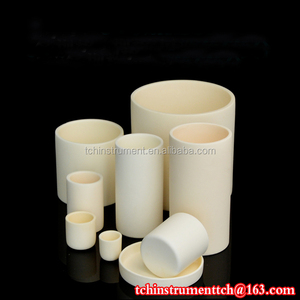 ถ้วยหลอมเซรามิกอะลูมินาทรงกระบอก 60x100 มม. 200 มล. หลอดทนไฟสำหรับห้องปฏิบัติการ - Product Image 6