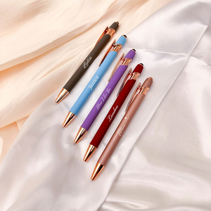 <span class=keywords><strong>Penne</strong></span> <span class=keywords><strong>a</strong></span> <span class=keywords><strong>Sfera</strong></span> Promozionali in Plastica Morbida <span class=keywords><strong>di</strong></span> <span class=keywords><strong>Lusso</strong></span> con Logo Personalizzato per Ufficio, Sport e Stilo in Metallo - Product Image 5