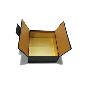 金箔紙カスタム磁気ギフトボックス包装高級香水ボックススキンケア用2ドア