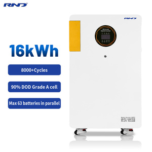 Sistema de Almacenamiento de Energía Solar para el Hogar, 16 kWh, 6 kW Híbrido, Todo en Uno, Batería de Iones de Litio de 51.2V 314Ah, 8,000 Ciclos - Product Image 1