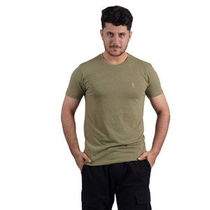 Camiseta de manga corta con logotipo personalizado para Hombre | Diseño popular para correr al aire libre de cuello redondo de algodón ajustado - Product Image 5