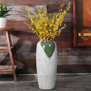 Vintage stile cinese per il soggiorno cortile decorazione Desktop ceramica ceramica ceramica <span class=keywords><strong>vaso</strong></span> di fiori per la decorazione della casa - Product Image 3
