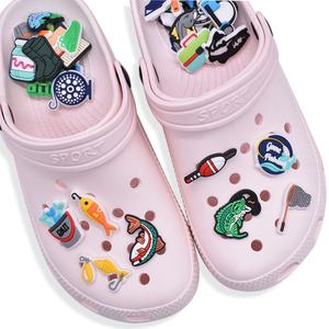 Pêche loisirs série chaussures breloques pêche Liker Sport de plein air sabot breloques pour sabot sandales fête faveur vacances cadeaux d'anniversaire - Product Image 5