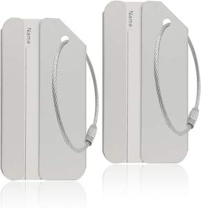 Accessoires de voyage imperméables, étiquettes de bagages en aluminium personnalisées, étiquettes de valise, étiquettes de voyage en bateau, promotionnelles - Product Image 2