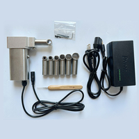Macchina per tessitura elettrica portatile automatica di piccole dimensioni per dreadlocks, parrucche, cotone e filato non tessuto